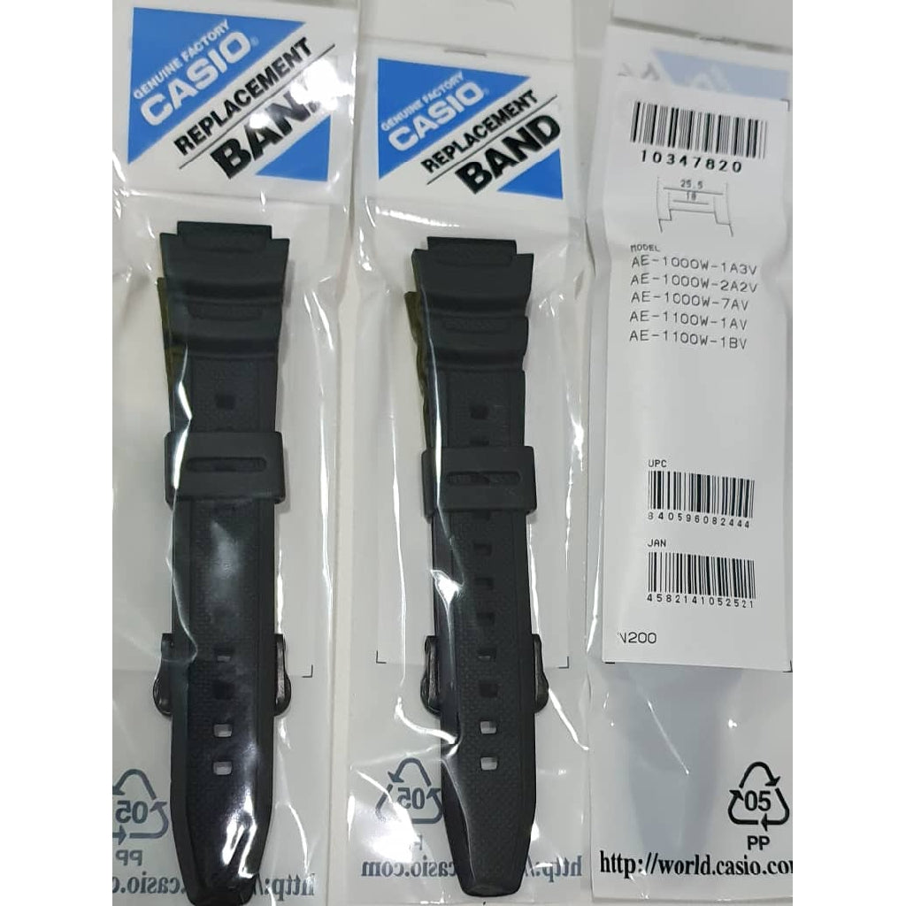 Genuine Casio AE-1000W / AE-1100W Replacement Parts - BAND/RESIN