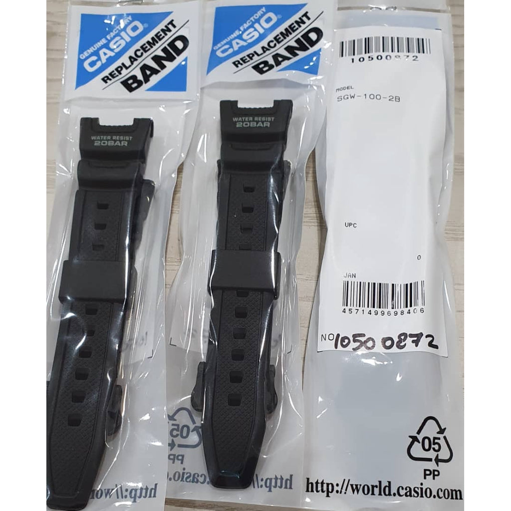 Original Casio Pro trek SGW-100-2B Replacement Parts -Band ..