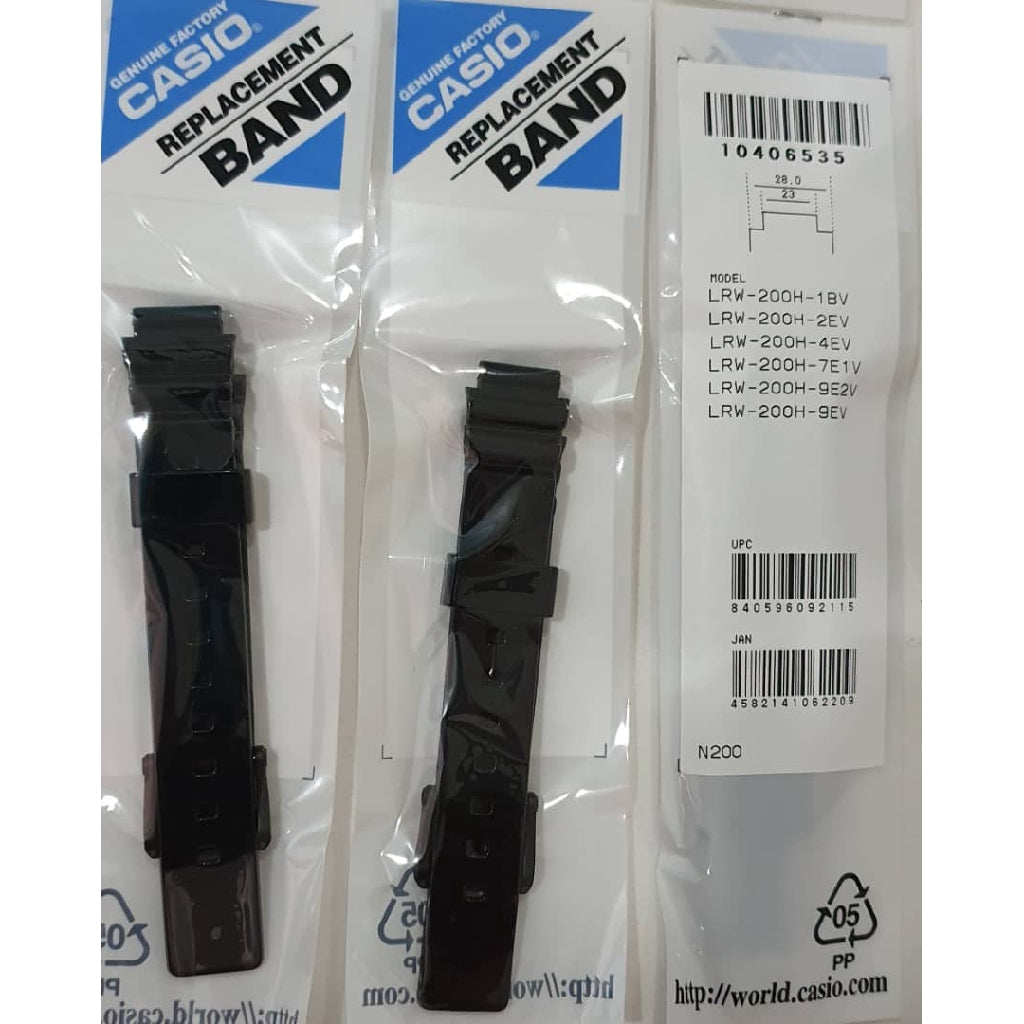 Genuine Casio LRW-200H (14mm) Replacement Parts - BAND/RESIN