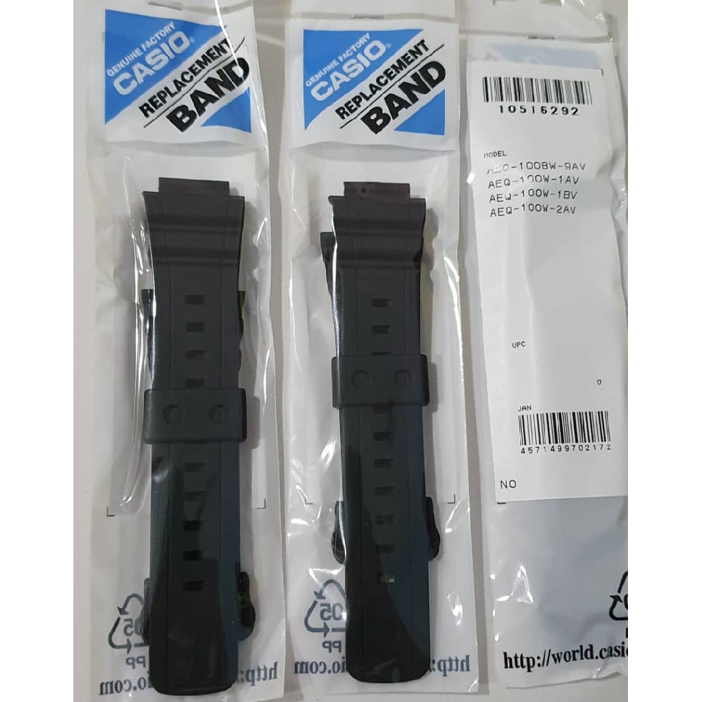 Genuine Casio AEQ-100W Replacement Parts - BAND/RESIN