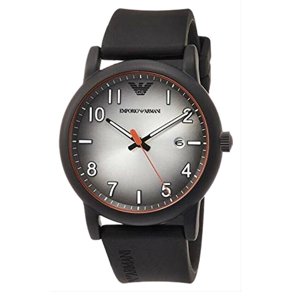 Emporio Armani Men's Three-Hand Gray Felt Watch AR11176