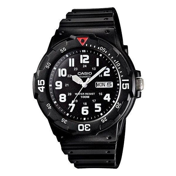 Casio Men's MRW-200H-1B Men's Analog Diver Style Watch 100m Analog Resin