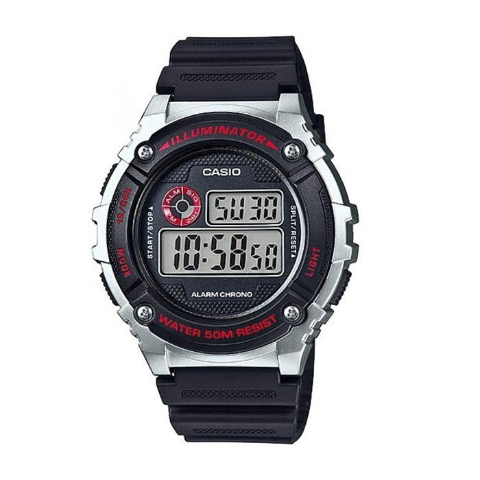 Casio W-216H-1C Classic Digital Resin Watch