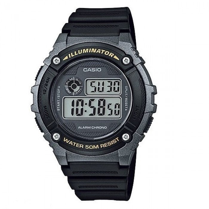 Casio W-216H-1B Classic Digital Resin Watch