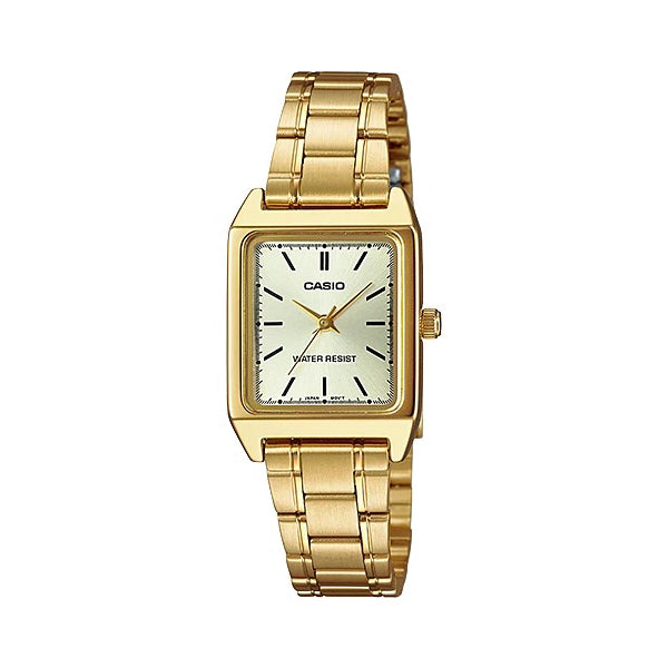 CASIO LTP-V007G-9E ORIGINAL LADIES CLASSIC GOLD ANALOG