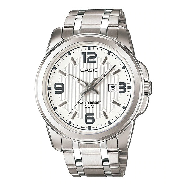 Casio MTP-1314D-7A Men's Analog Date Functioning Stainless Steel