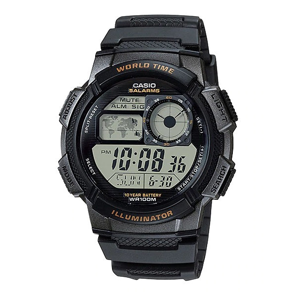 Casio AE-1000W-1AV Men's Digital with Resin Band Sports Watch