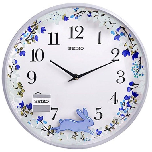 SEIKO Blue Pendulum Wall Clock  QXC238N