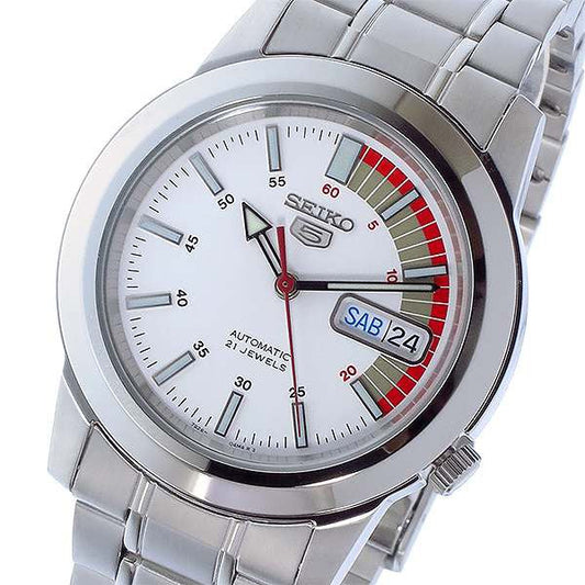 Seiko 5 Automatic 21 Jewels SNKK31K1 Men's Watch White