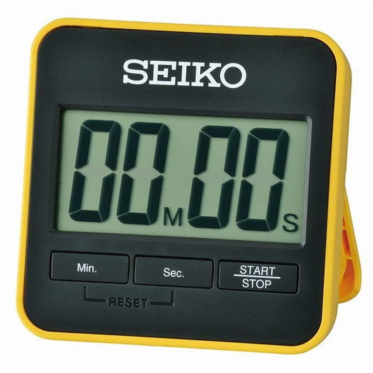 SEIKO Timer QHY001Y Hight Quality 1pc Digital Countdown Timer Stopwatch With Stand