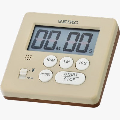 SEIKO Timer QHY002B Hight Quality 1pc Digital Countdown Timer Stopwatch With Stand