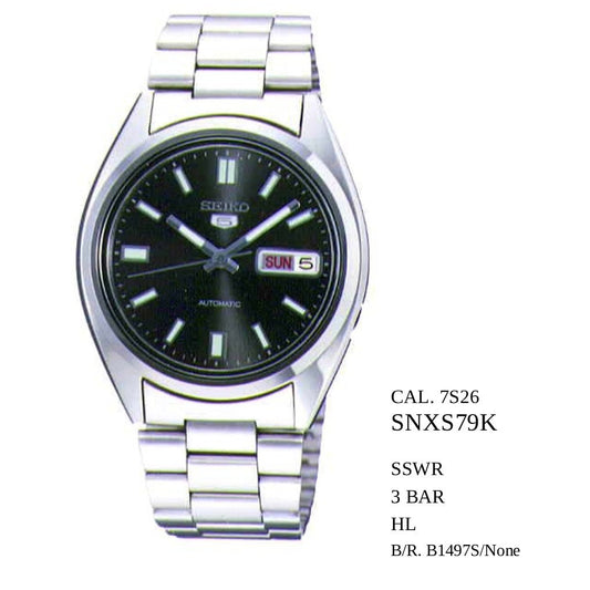 Seiko 5 Automatic SNXS79K1 Men's Watch