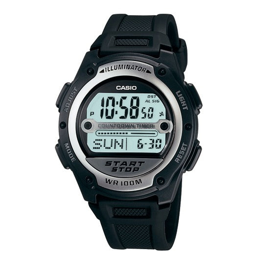 Casio Illuminator World Time Digital W-756-1AV /  W756 Men's Watch