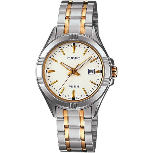 Casio LTP-1308SG Date Display Fashion Quartz Analog Stainless Steel Band Men Watch