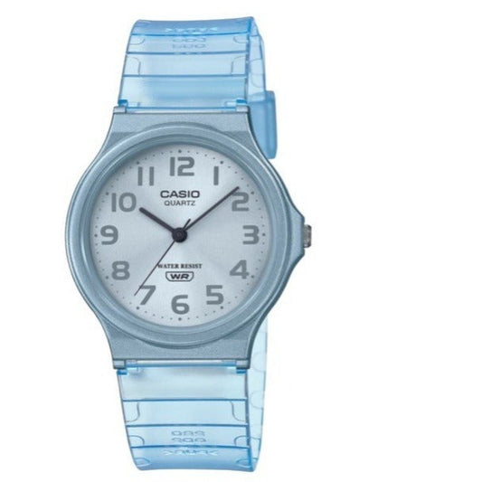 Casio Casio General MQ-24S-2B Translucent Resin Band Women Youth Watch