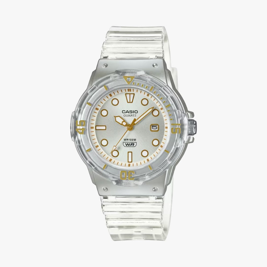 Casio Casio General LRW-200HS-7E Transparent Resin Band Kids Watch - LRW-200