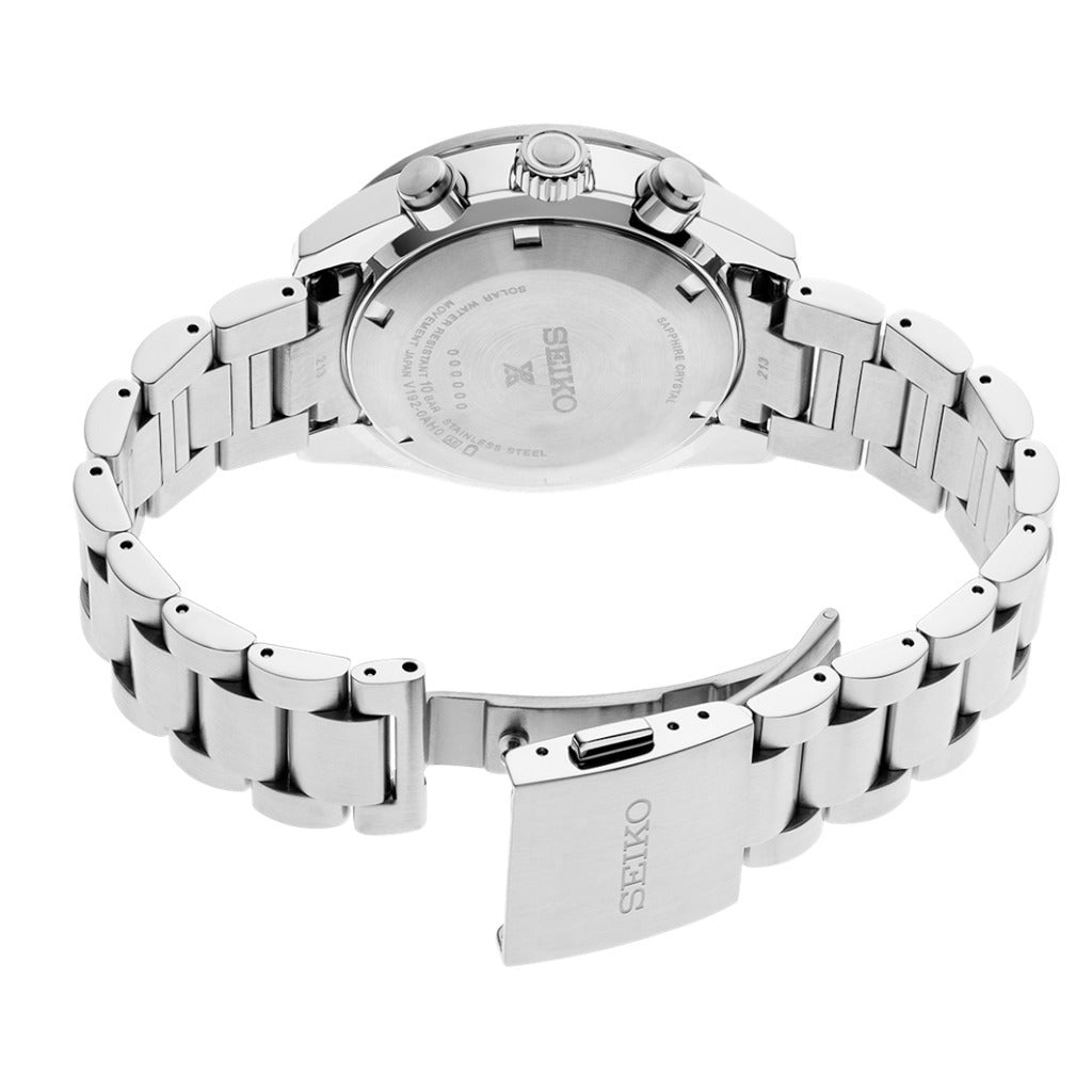 Seiko Prospex SSC915P1 Speedtimer Prospex Solar Power Chrono Curved Sapphire Crystal Glass .