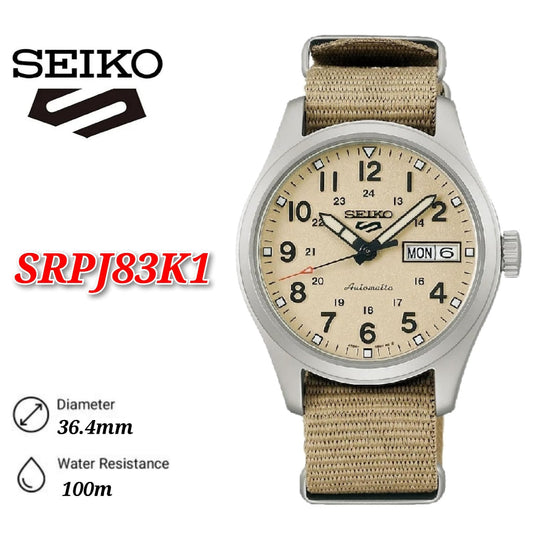 Seiko 5 Sports Mid Size ‘Desert Kit’ Midfield Sports Style SRPJ83K1