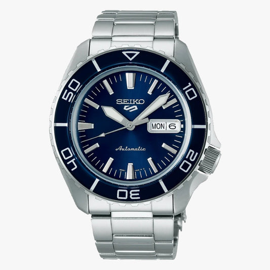 Seiko 5 Sports SRPK97K1 SKX Series Automatic Curved Hardlex Crystal Glass Stainless Steel Case & Strap .