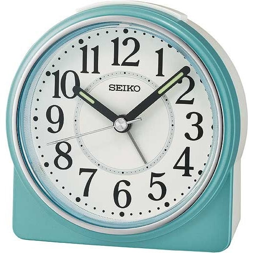 SEIKO Quiet Sweep Snooze Light Lumibrite Beep Alarm Clock QHE198L