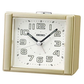 SEIKO QHE189GN Quiet Sweep Movement Bedside Alarm Clock
