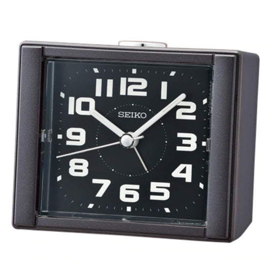 SEIKO QHE189KN Quiet Sweep Movement Bedside Alarm Clock