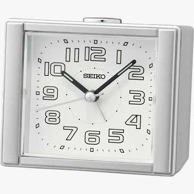 SEIKO QHE189SN Quiet Sweep Movement Bedside Alarm Clock