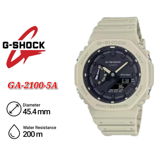 Casio G-Shock GA-2100-5A Carbon Core Guard Standard Analog-Digital Watch - GA-2100