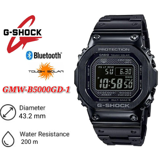 Casio G-Shock Men's Cubic Solar Powered Sport Watch GMW-B5000GD-1
