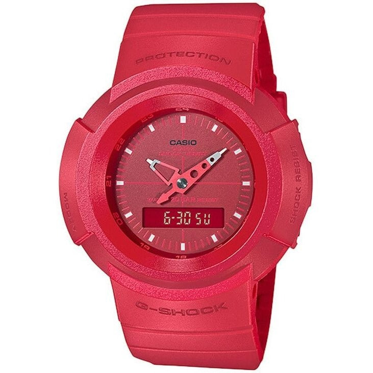 Casio G-Shock AW-500BB Red Resin Band Men Sports Watch