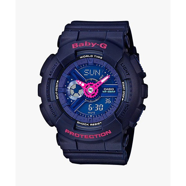 Casio Baby-G BA-110PP Punching Series Neon Multicolour Dial Strap -BA-110-2A