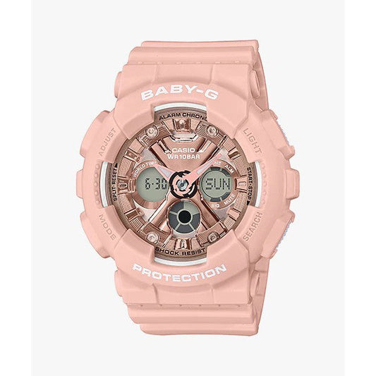 Casio Baby-G BA-130-4A / BA-130-7A2 Analog Digital Sporty Design Resin Band Watch - BA-130