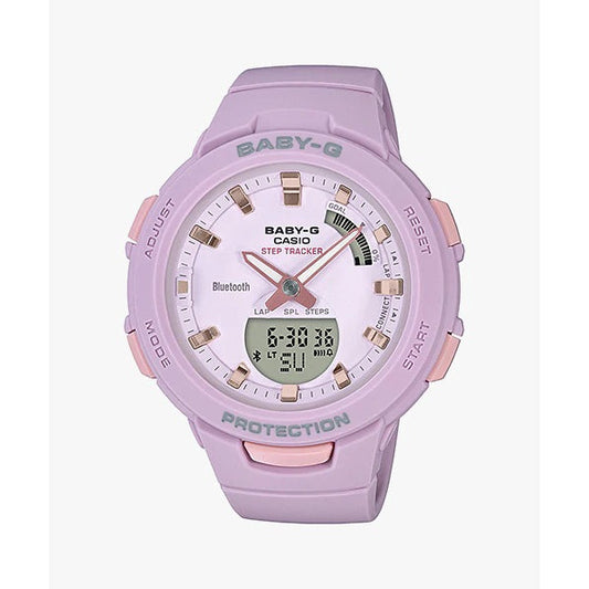 Casio Baby-G BSA-B100-4A2 with Step Tracker and Bluetooth