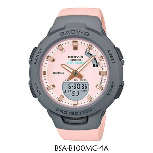 Casio Baby-G BSA-B100MC-4A with Step Tracker and Bluetooth