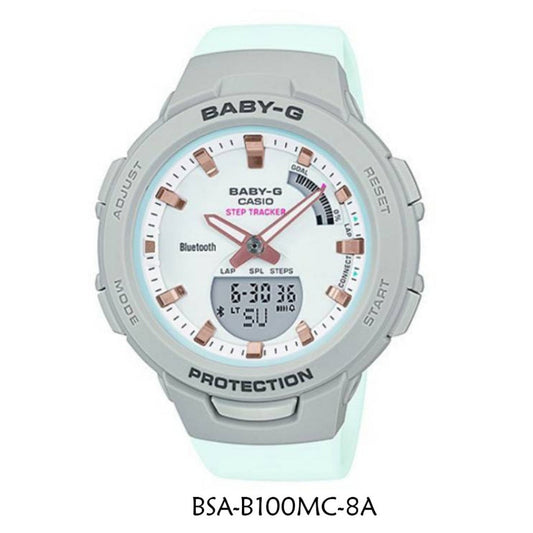 Casio Baby-G BSA-B100MC-8A with Step Tracker and Bluetooth