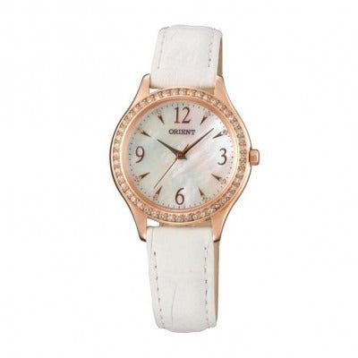 Orient Oriental Watch FQC10005W DRESS Series Fashion Crystal Pearl Watch ..