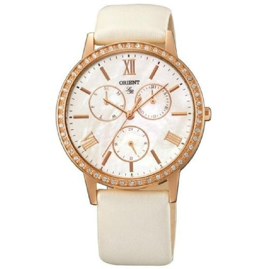ORIENT Ladies Multi Hands Leather Watch FUT0H002W