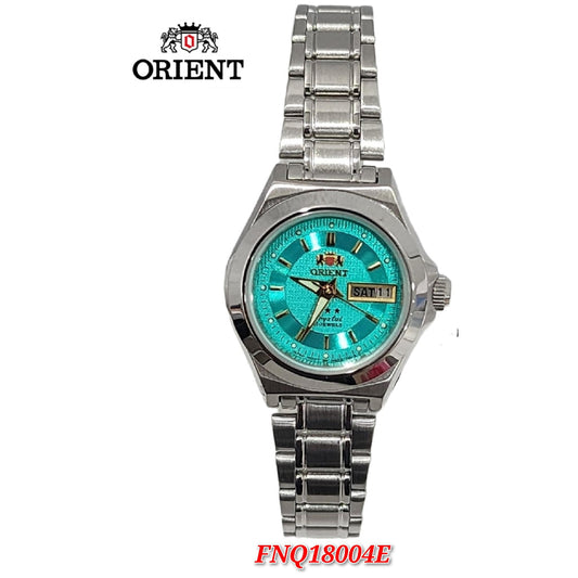 Orient FNQ18004E Women's 3 Star Stainless Steel Automatic Watch