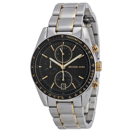 MICHAEL KORS Accelerator Chronograph Black Dial Stainless Steel Men's Watch MK8368