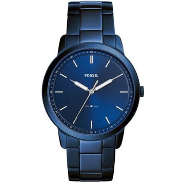 Fossil Men's FS5461 The Minimalist Three-Hand Ocean Blue Stainless Steel Watch