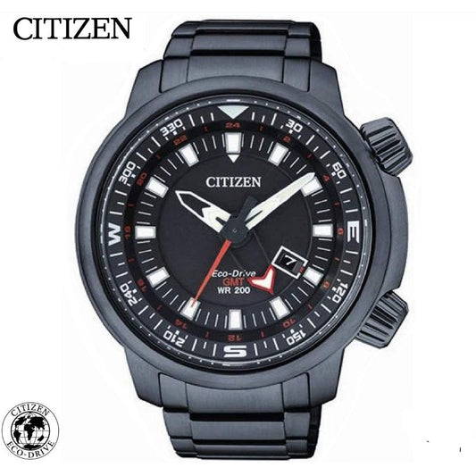 Citizen Eco-Drive Power Reserve GMT 200M BJ7085-50E Men's Watch