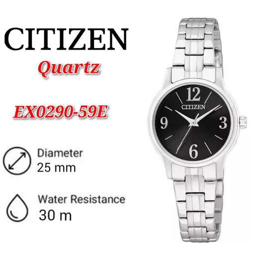 Citizen Women's Classic Quartz EX0290-59E Silver Stainless-Steel Quartz ..