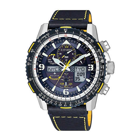 Citizen JY8078-01L Men's Eco-Drive Promaster Blue Angels Radio-Controlled Analog-Digital Watch