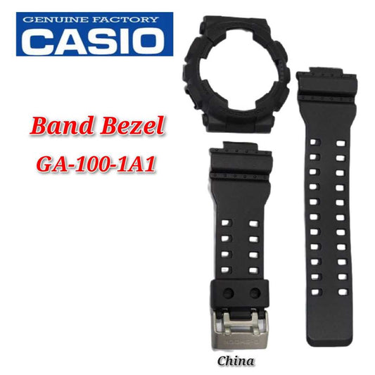 Casio G-Shock GA-100-1A1 Replacement Parts -Band and Bezel .. GA-100