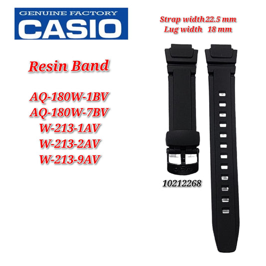 Genuine Casio AQ-180W  (18MM) Replacement Parts - BAND/RESIN -  ..