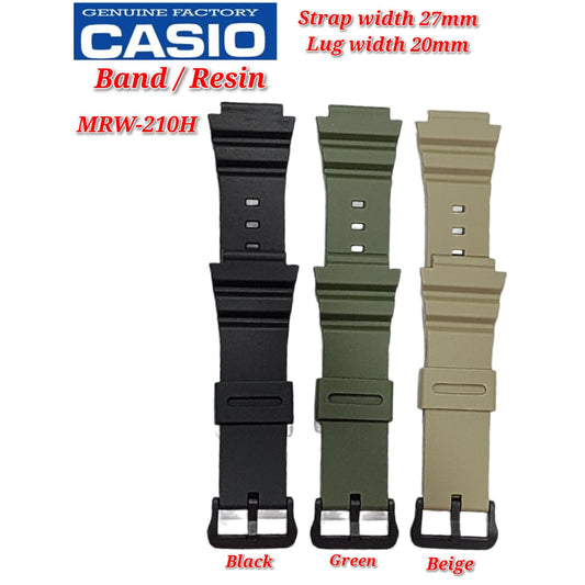 Genuine Casio MRW-210H (20MM) Replacement Parts - BAND/RESIN -  ..