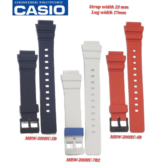 Genuine Casio MRW-200HC  (17MM) Replacement Parts - BAND/RESIN -  ..