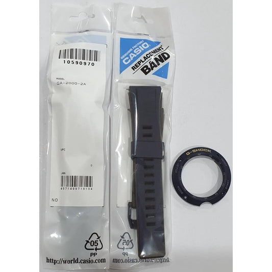Original Casio G-shock GA-2000-2A Replacement Parts - BAND AND BEZEL