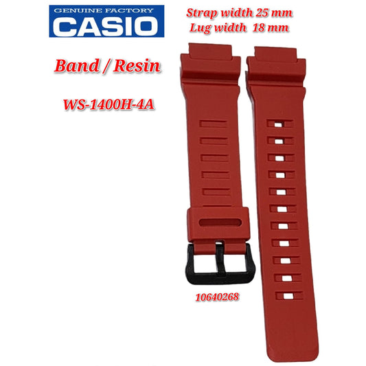 Genuine Casio WS-1400H-4A Replacement Parts - BAND/RESIN