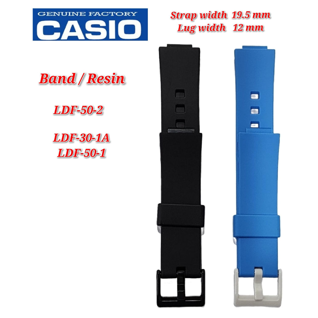 Genuine Casio LDF-50 Replacement Parts - BAND/RESIN